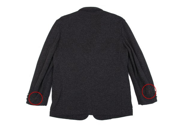 COMME des GARCONS HOMME Wool Silk Jacket Charcoal Size M