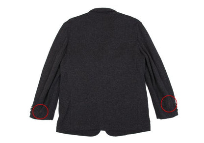 COMME des GARCONS HOMME Wool Silk Jacket Charcoal Size M