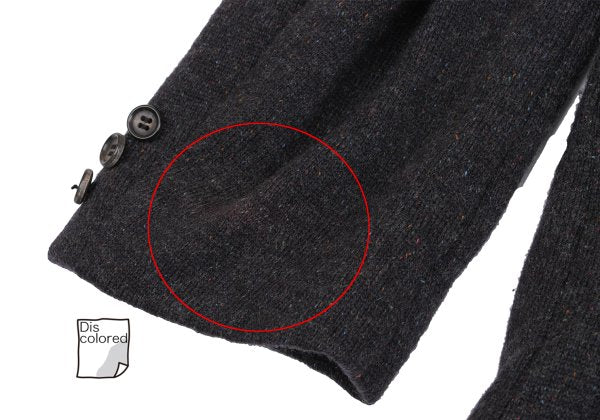 COMME des GARCONS HOMME Wool Silk Jacket Charcoal Size M