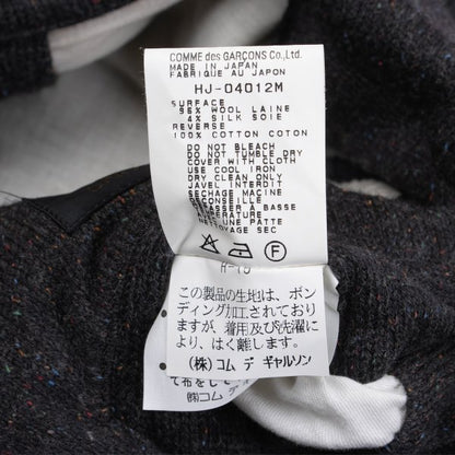 COMME des GARCONS HOMME Wool Silk Jacket Charcoal Size M