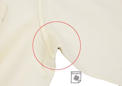 COMME des GARCONS HOMME Wool Stitch Long Shirt White Size M