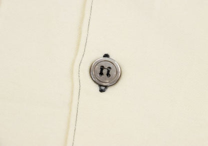 COMME des GARCONS HOMME Wool Stitch Long Shirt White Size M