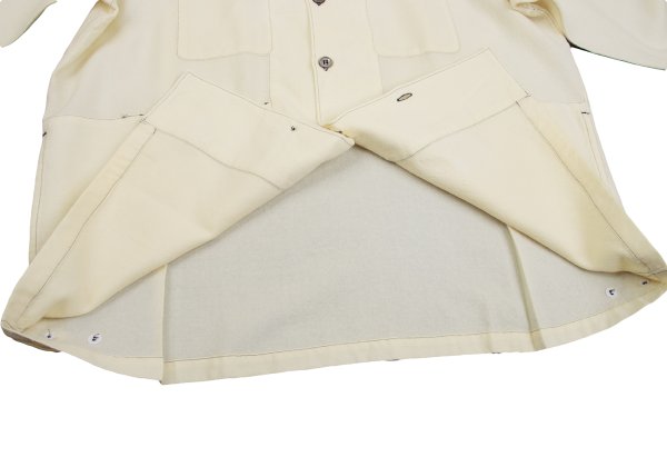 COMME des GARCONS HOMME Wool Stitch Long Shirt White Size M