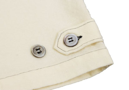 COMME des GARCONS HOMME Wool Stitch Long Shirt White Size M