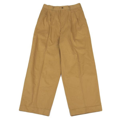 COMME des GARCONS HOMME Cotton Twill Pants Beige Size S