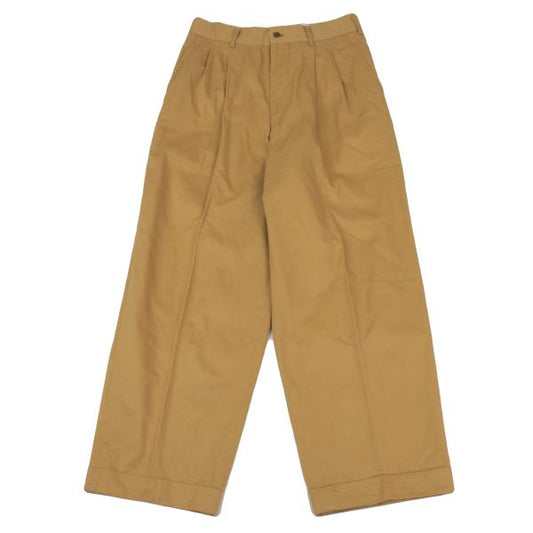 COMME des GARCONS HOMME Cotton Twill Pants Beige Size S