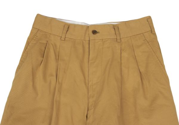 COMME des GARCONS HOMME Cotton Twill Pants Beige Size S