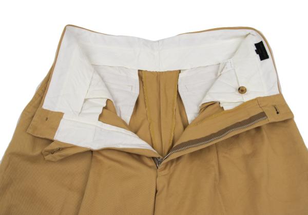 COMME des GARCONS HOMME Cotton Twill Pants Beige Size S