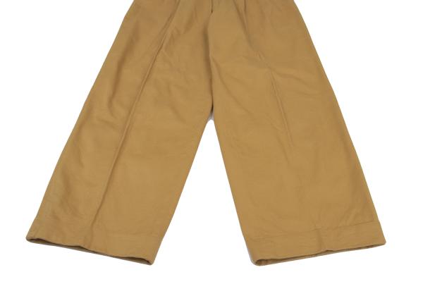 COMME des GARCONS HOMME Cotton Twill Pants Beige Size S