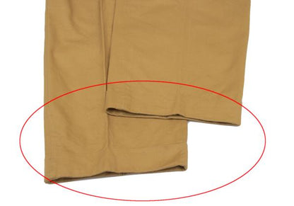 COMME des GARCONS HOMME Cotton Twill Pants Beige Size S