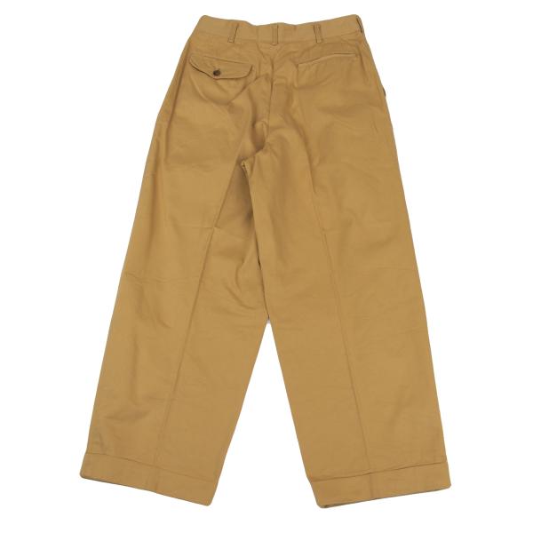 COMME des GARCONS HOMME Cotton Twill Pants Beige Size S