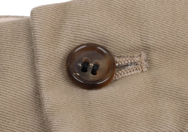 CDG HOMME Cotton Twill Wide Pants Beige Size S
