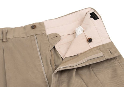 CDG HOMME Cotton Twill Wide Pants Beige Size S