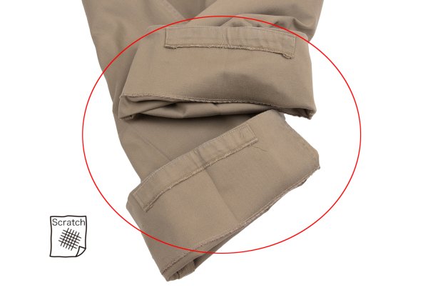 CDG HOMME Cotton Twill Wide Pants Beige Size S
