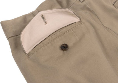 CDG HOMME Cotton Twill Wide Pants Beige Size S