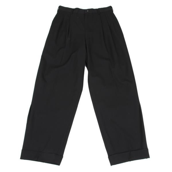 COMME des GARCONS HOMME Wool Gabardine Pants Black Size S