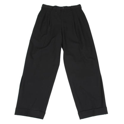 COMME des GARCONS HOMME Wool Gabardine Pants Black Size S