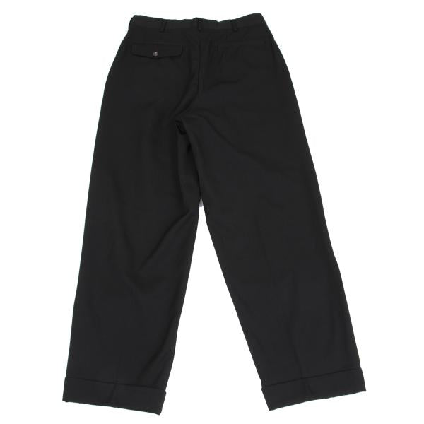 COMME des GARCONS HOMME Wool Gabardine Pants Black Size S