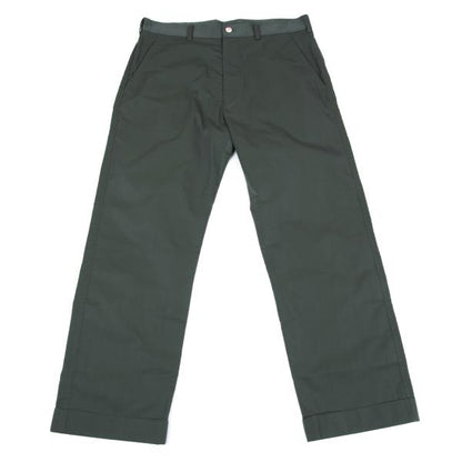 COMME des GARCONS HOMME Washed Cotton Pants Green Size S