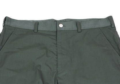 COMME des GARCONS HOMME Washed Cotton Pants Green Size S