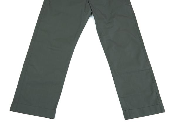 COMME des GARCONS HOMME Washed Cotton Pants Green Size S