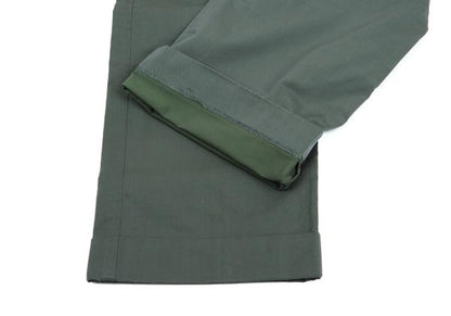 COMME des GARCONS HOMME Washed Cotton Pants Green Size S
