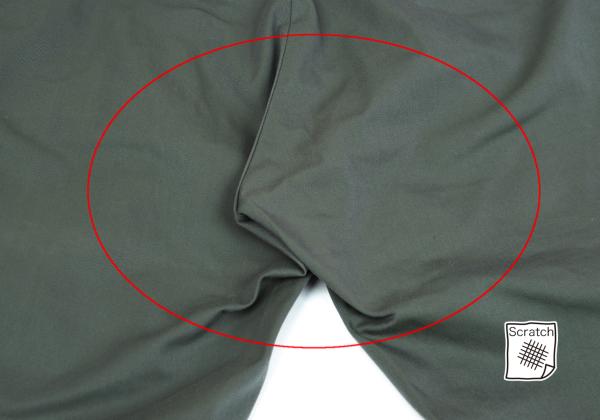 COMME des GARCONS HOMME Washed Cotton Pants Green Size S