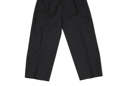COMME des GARCONS HOMME Wool Pleated Pants Grey Size S