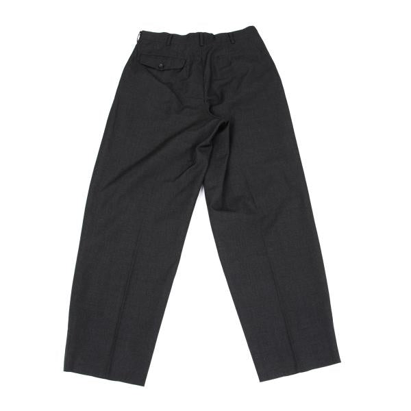 COMME des GARCONS HOMME Wool Pleated Pants Grey Size S