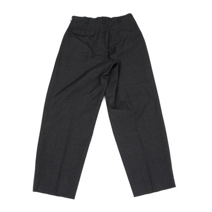 COMME des GARCONS HOMME Wool Pleated Pants Grey Size S