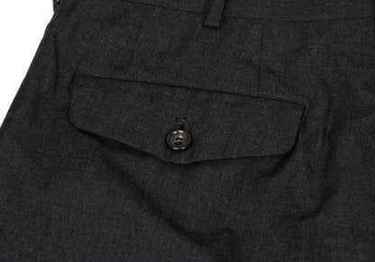 COMME des GARCONS HOMME Wool Pleated Pants Grey Size S