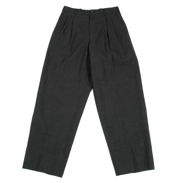 COMME des GARCONS HOMME Summer Wool Pants Gray Size S