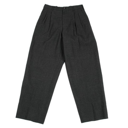 COMME des GARCONS HOMME Summer Wool Pants Gray Size S