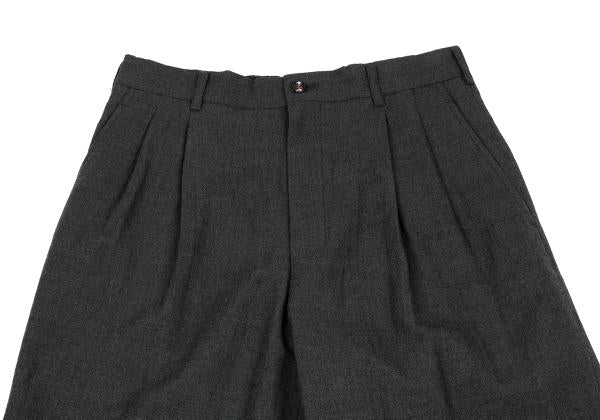 COMME des GARCONS HOMME Summer Wool Pants Gray Size S