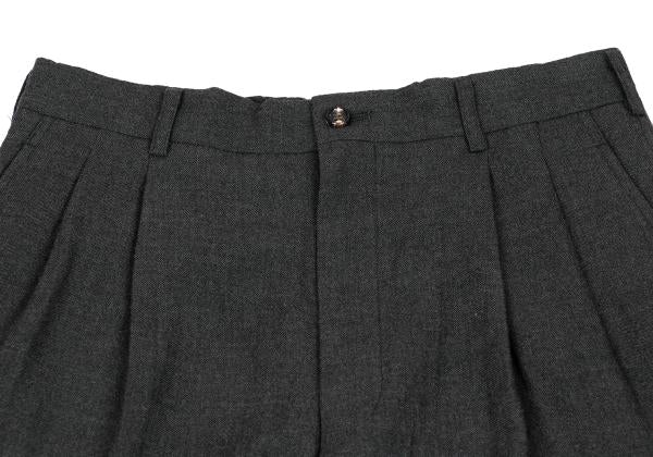COMME des GARCONS HOMME Summer Wool Pants Gray Size S