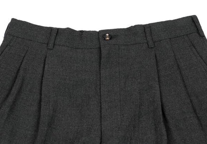 COMME des GARCONS HOMME Summer Wool Pants Gray Size S