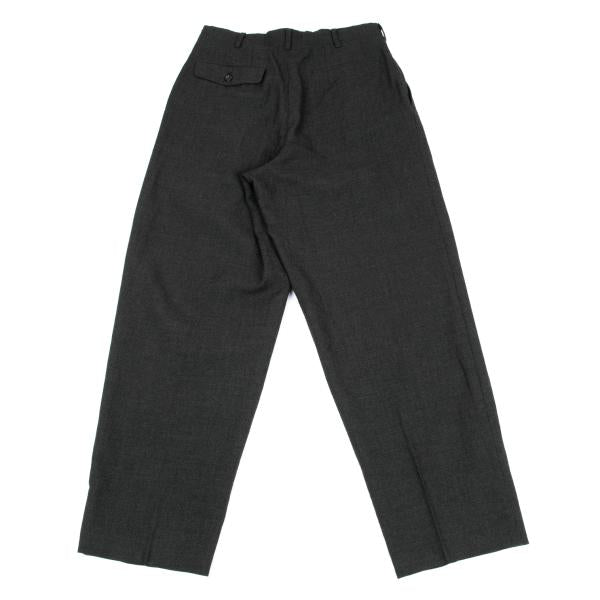 COMME des GARCONS HOMME Summer Wool Pants Gray Size S