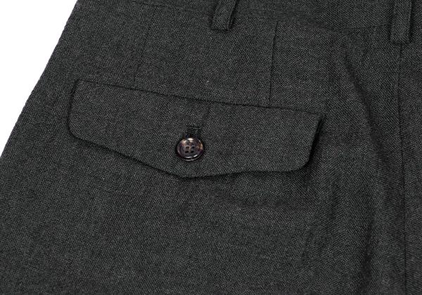 COMME des GARCONS HOMME Summer Wool Pants Gray Size S