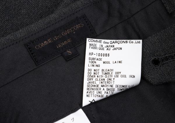 COMME des GARCONS HOMME Summer Wool Pants Gray Size S