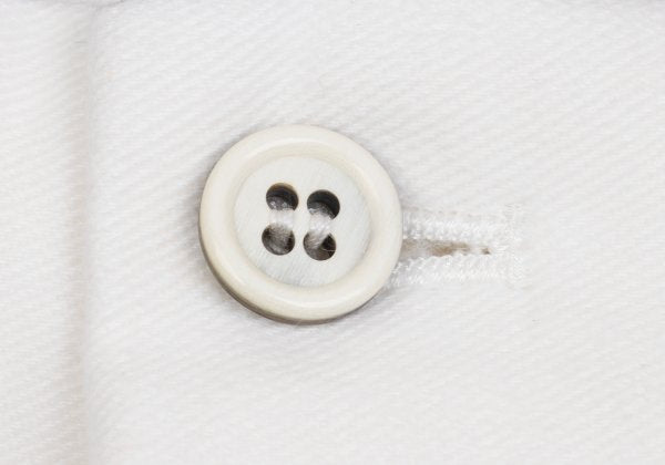 CDG HOMME Cotton Pleated Pants White Size S