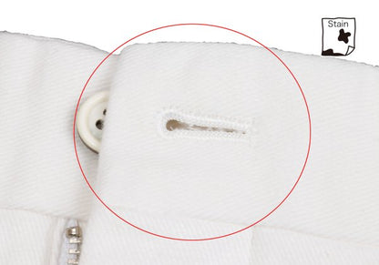 CDG HOMME Cotton Pleated Pants White Size S
