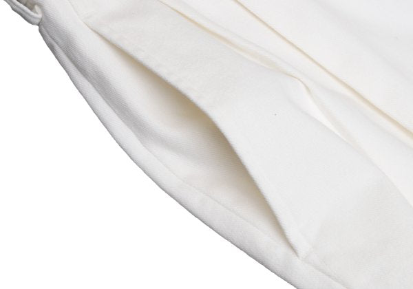 CDG HOMME Cotton Pleated Pants White Size S