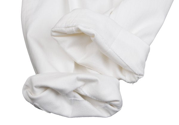 CDG HOMME Cotton Pleated Pants White Size S