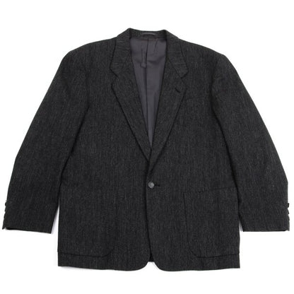ISSEY MIYAKE MEN Wool Blend 1-Button Jacket Gray Size M