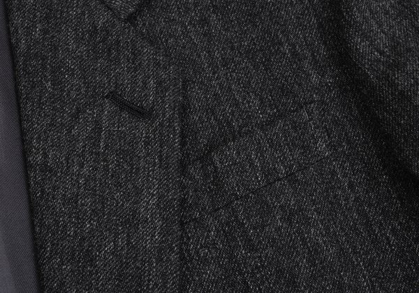 ISSEY MIYAKE MEN Wool Blend 1-Button Jacket Gray Size M