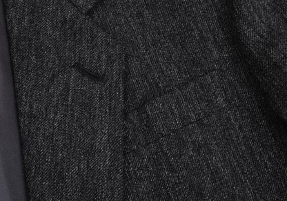 ISSEY MIYAKE MEN Wool Blend 1-Button Jacket Gray Size M