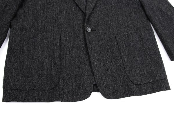 ISSEY MIYAKE MEN Wool Blend 1-Button Jacket Gray Size M