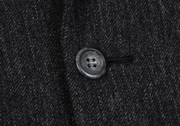 ISSEY MIYAKE MEN Wool Blend 1-Button Jacket Gray Size M