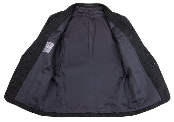 ISSEY MIYAKE MEN Wool Blend 1-Button Jacket Gray Size M