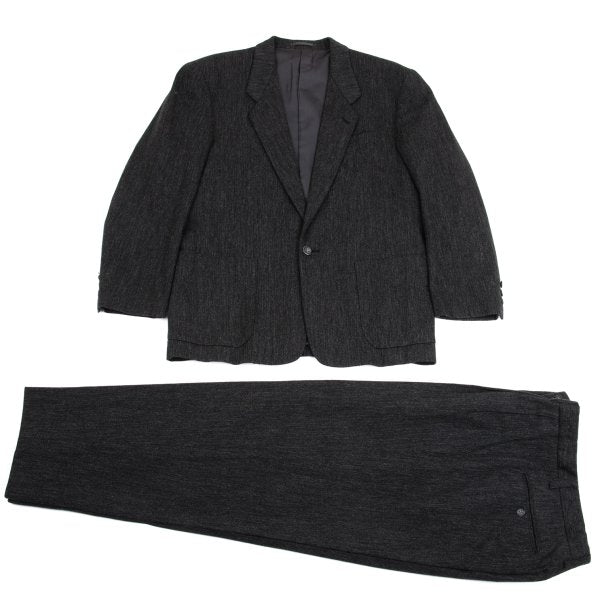 ISSEY MIYAKE MEN Wool Blend 1-Button Jacket Gray Size M